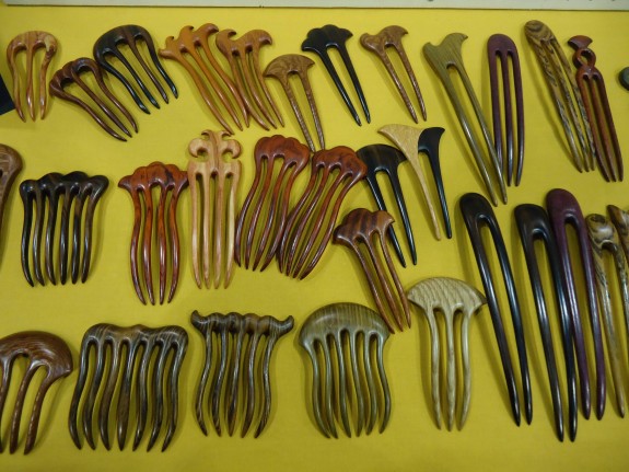 premiumwood 髪どめ