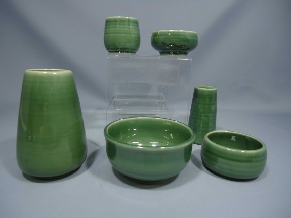 新もみじ　六具足　グリーン