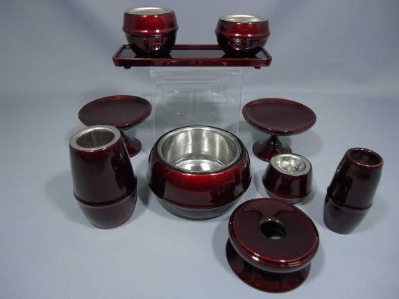 玉虫仏具１０点セット