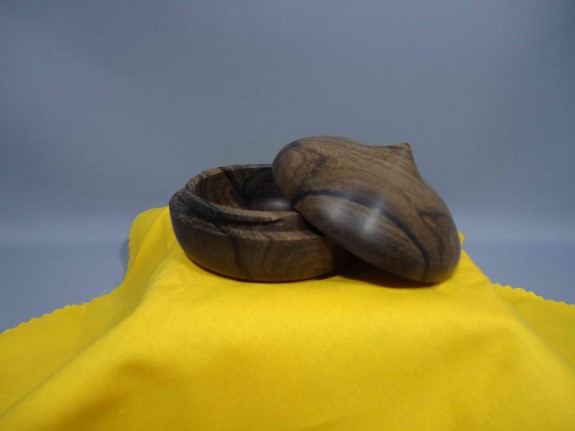 宝珠香合　シャム柿